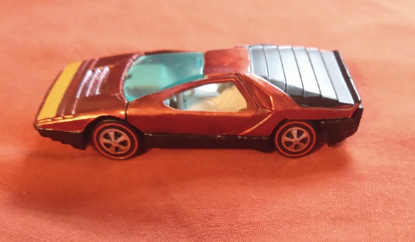 ORANGISH RED HOT WHEELS