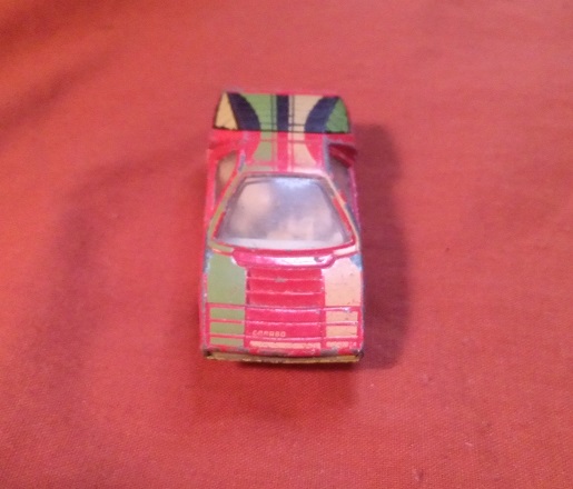 RED WITH STRIPES MATCHBOX ALFA CARABO