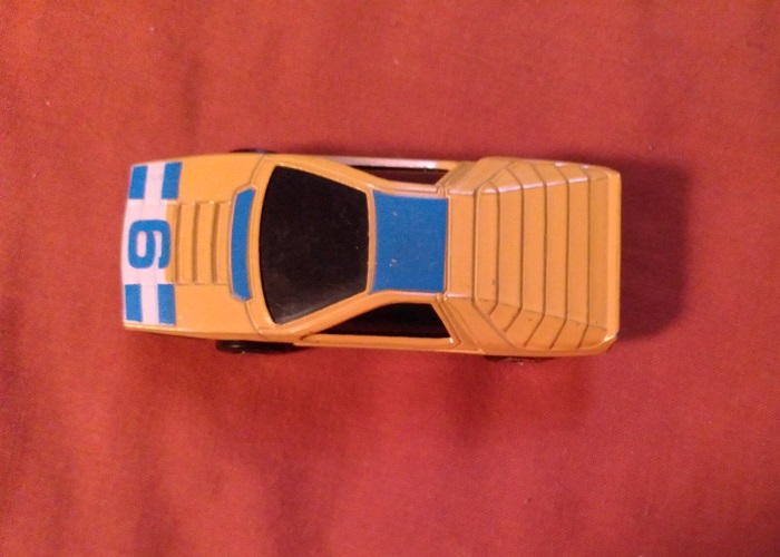 ORANGE MATCHBOX WITH NUMBER 6