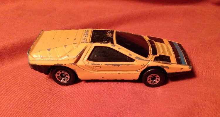 ORANGE WITH BLACK PAINT MATCHBOX ALFA CARABO