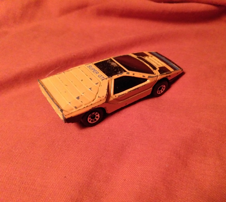 ORANGE WITH BLACK PAINT MATCHBOX ALFA CARABO