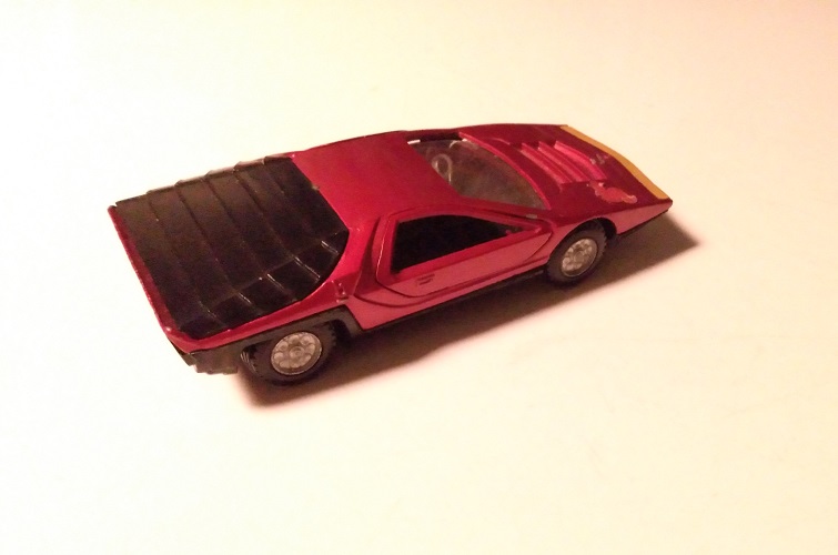 RED MERCURY CARABO BERTONE 1/43