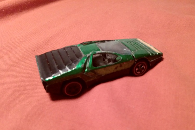 BRIGHT GREEN HOT WHEELS ALFA CARABO