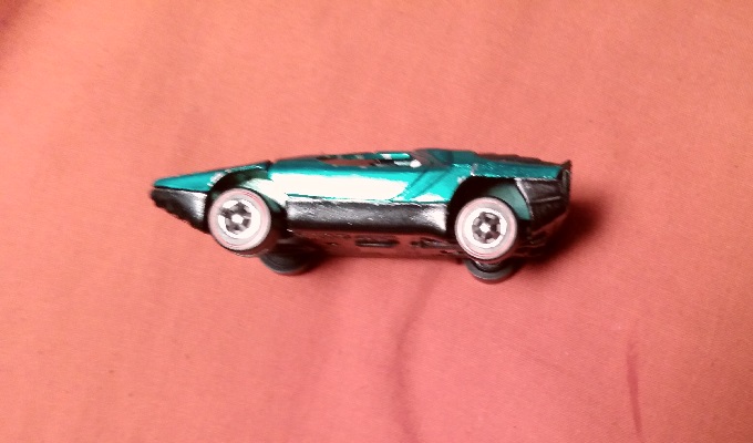 AQUA GREENISH HOT WHEELS CARABO