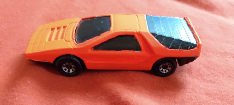 RED CUSTOM PAINTED MATCHBOX ALFA CARABO