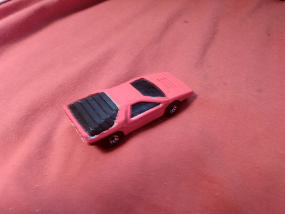 RED CUSTOM PAINTED MATCHBOX ALFA CARABO