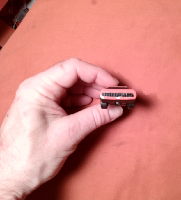 RED CUSTOM PAINTED MATCHBOX ALFA CARABO