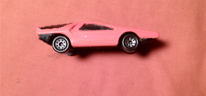 RED CUSTOM PAINTED MATCHBOX ALFA CARABO
