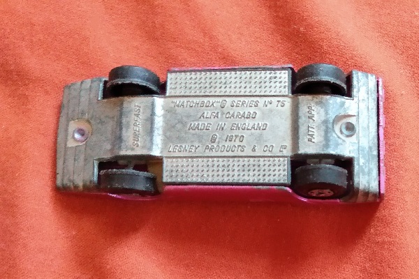 PINK VARIANT MATCHBOX ALFA CARABO