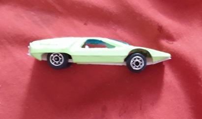 TINS TOYS LIGHT GREEN CARABO BERTONE T216