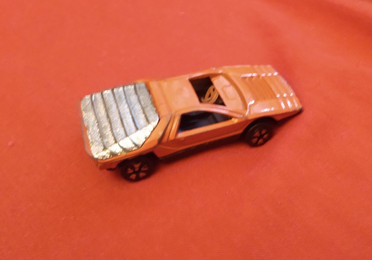 ORANGE PLAYART CARABO BERTONE WITH MISSING WINDSHIELD