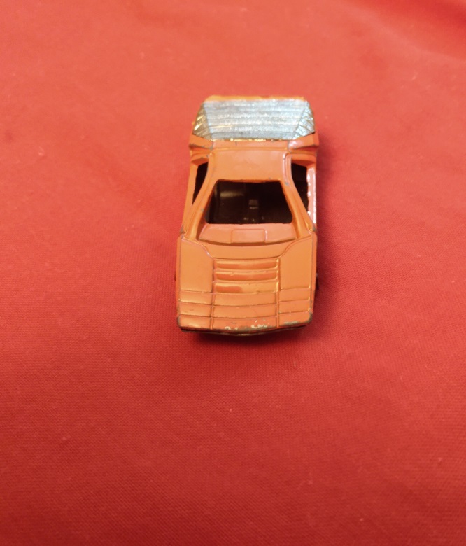 ORANGE PLAYART CARABO BERTONE WITH MISSING WINDSHIELD