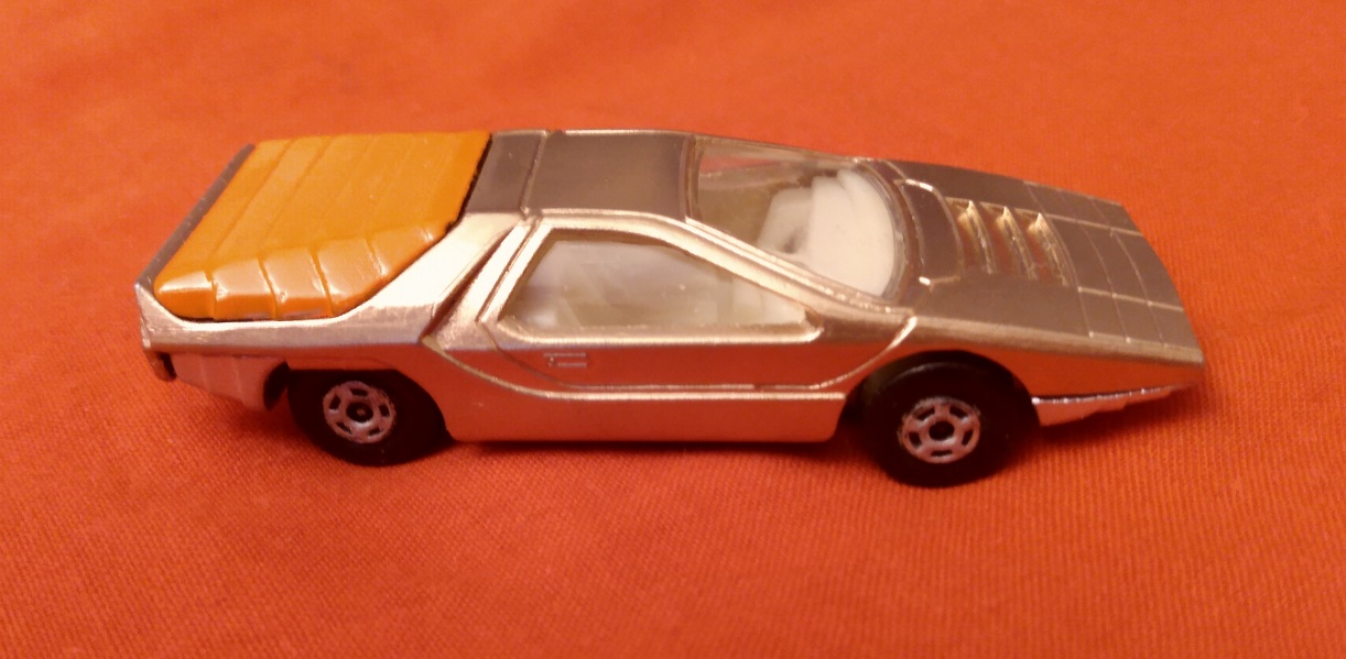 CUSTOM PAINTED GOLD MATCHBOX ALFA CARABO