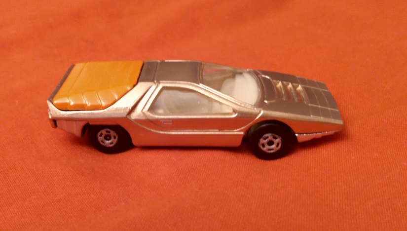 CUSTOM PAINTED GOLD MATCHBOX ALFA CARABO