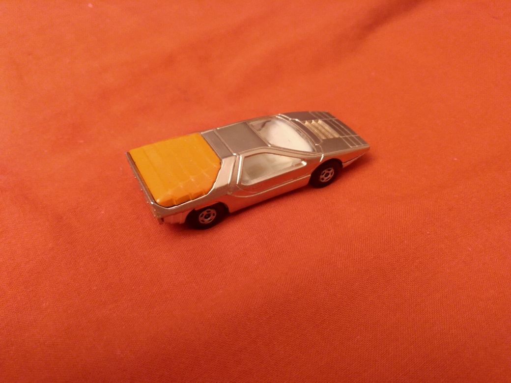 CUSTOM PAINTED GOLD MATCHBOX ALFA CARABO