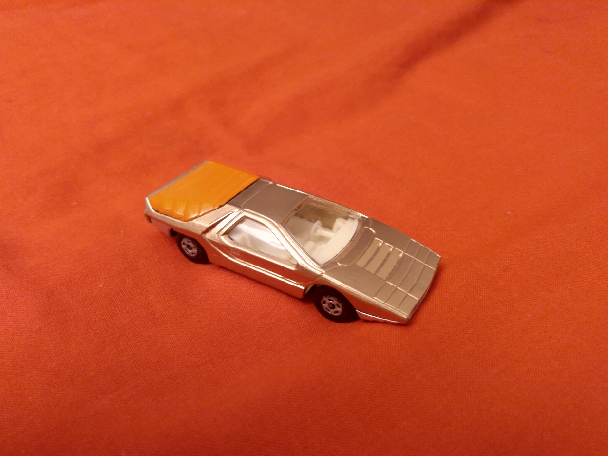 CUSTOM PAINTED GOLD MATCHBOX ALFA CARABO