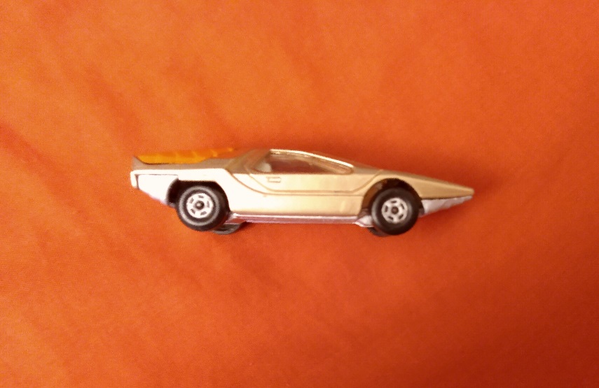CUSTOM PAINTED GOLD MATCHBOX ALFA CARABO