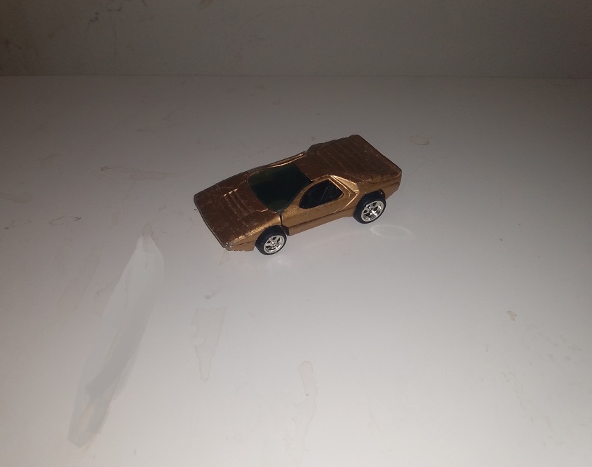 GOLD CUSTOM HOT WHEELS ALFA CARABO