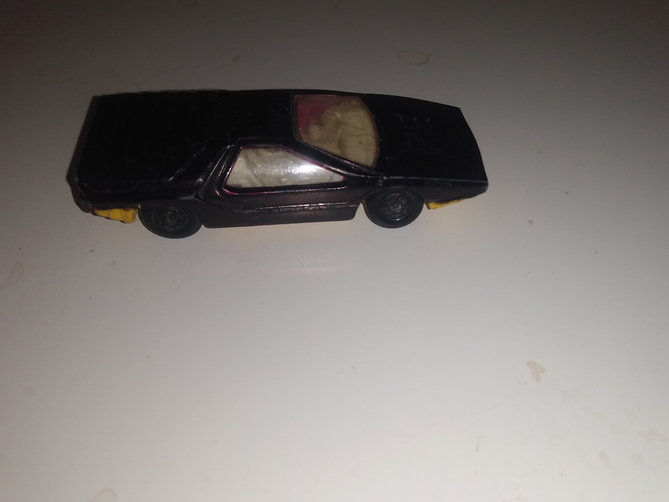 BLACK PAINTED MATCHBOX ALFA CARABO