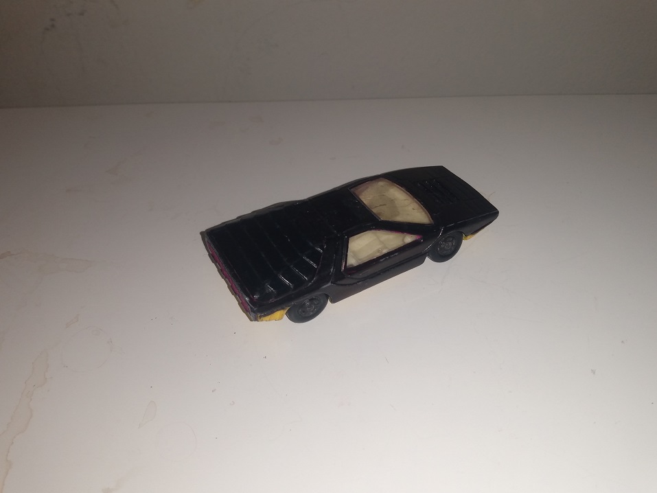BLACK PAINTED MATCHBOX ALFA CARABO