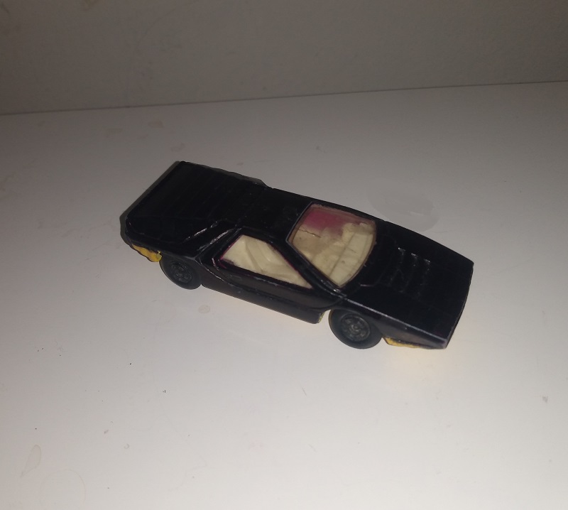 BLACK PAINTED MATCHBOX ALFA CARABO