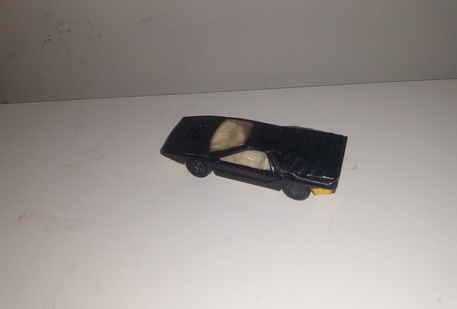 BLACK PAINTED MATCHBOX ALFA CARABO