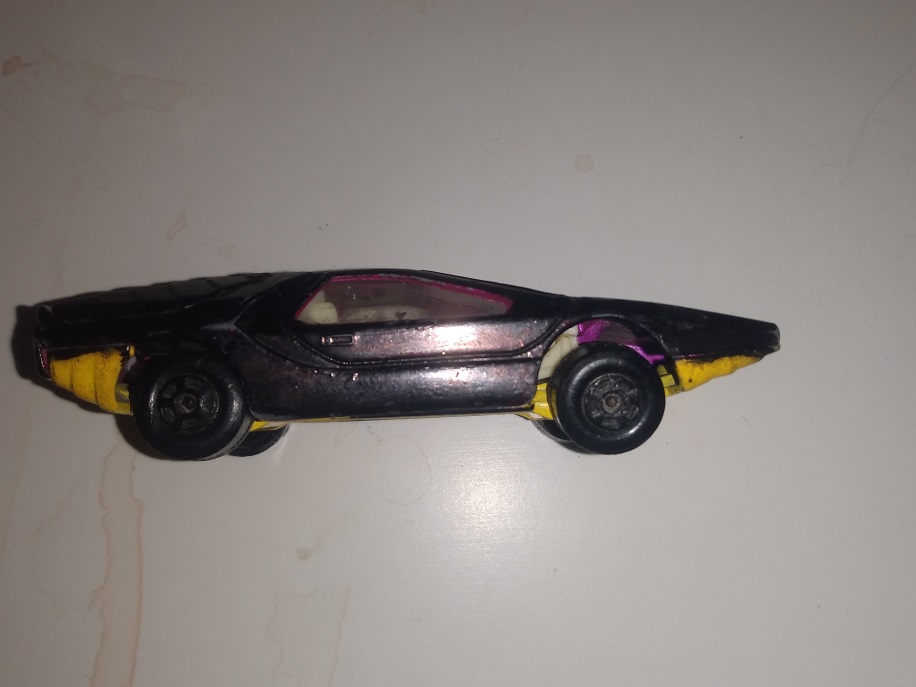 BLACK PAINTED MATCHBOX ALFA CARABO