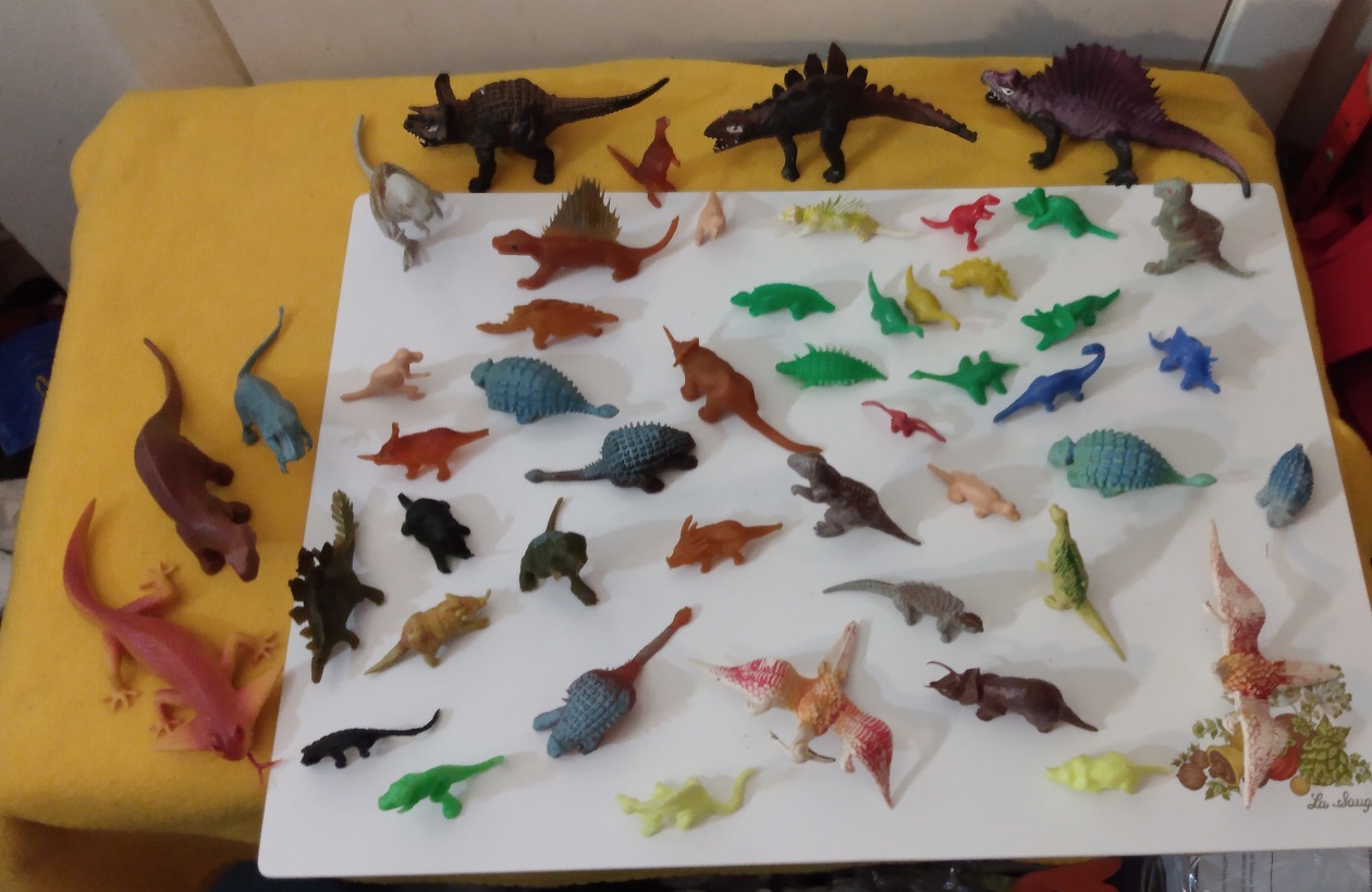 MY EARLY GANG OF DINOSAURS - GROUP PHOTO