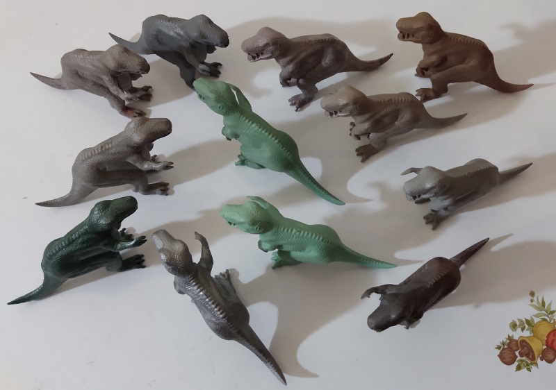 MANY LARGE MARX TYRANNOSAURUS REX