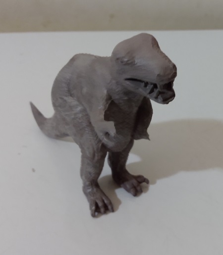 LARGE MARBLED MARX TYRANNOSAURUS REX