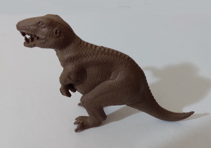LARGE RARE MARX CHOCOLATE MILK BROWN TYRANNOSAURUS REX