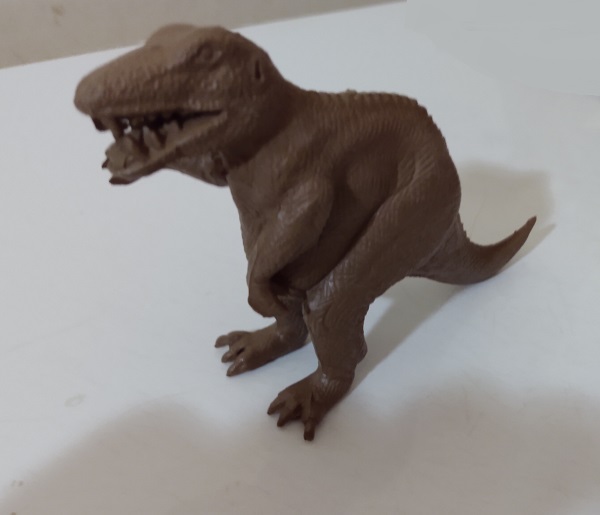 LARGE MARX CHOCOLATE MILK BROWN TYRANNOSAURUS REX