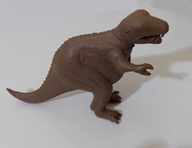 LARGE MARX CHOCOLATE MILK BROWN TYRANNOSAURUS REX