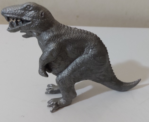 LARGE SILVER TYRANNOSAURUS REX