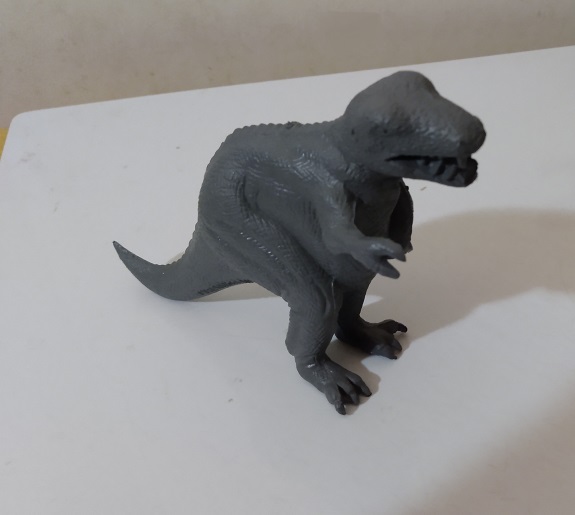 LARGE DARK GRAY TYRANNOSAURUS REX