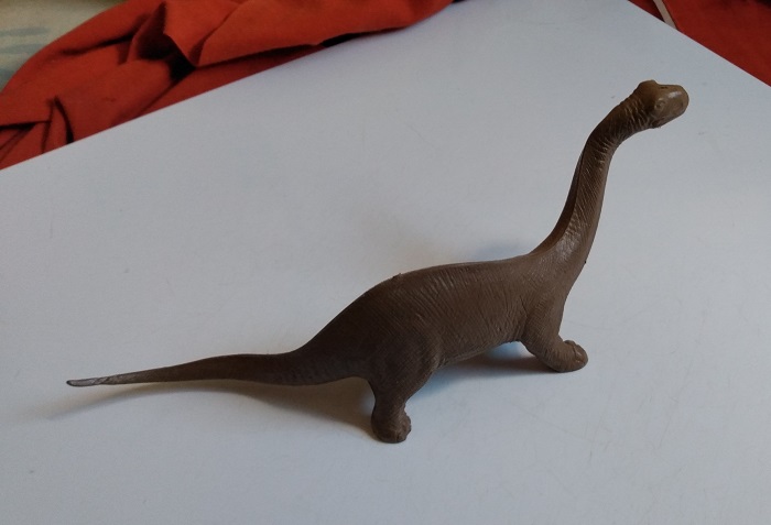 MARX CHOCOLATE MILK BROWN BRONTOSAURUS