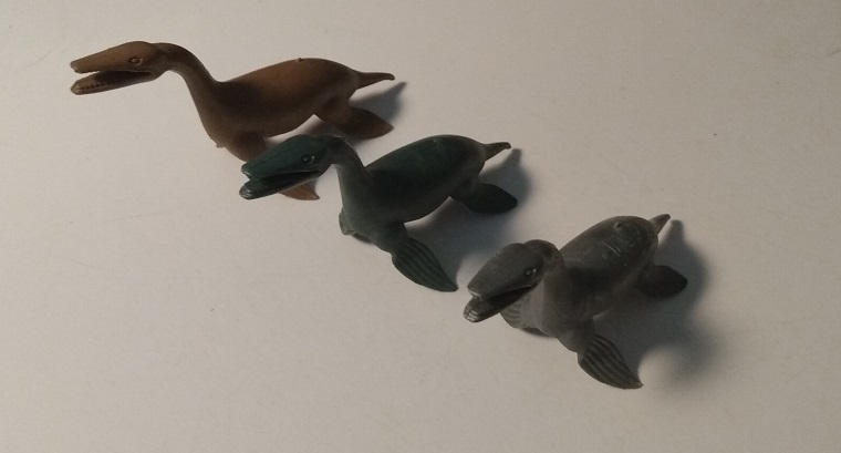 THREE RARE MARX KRONOSAURS