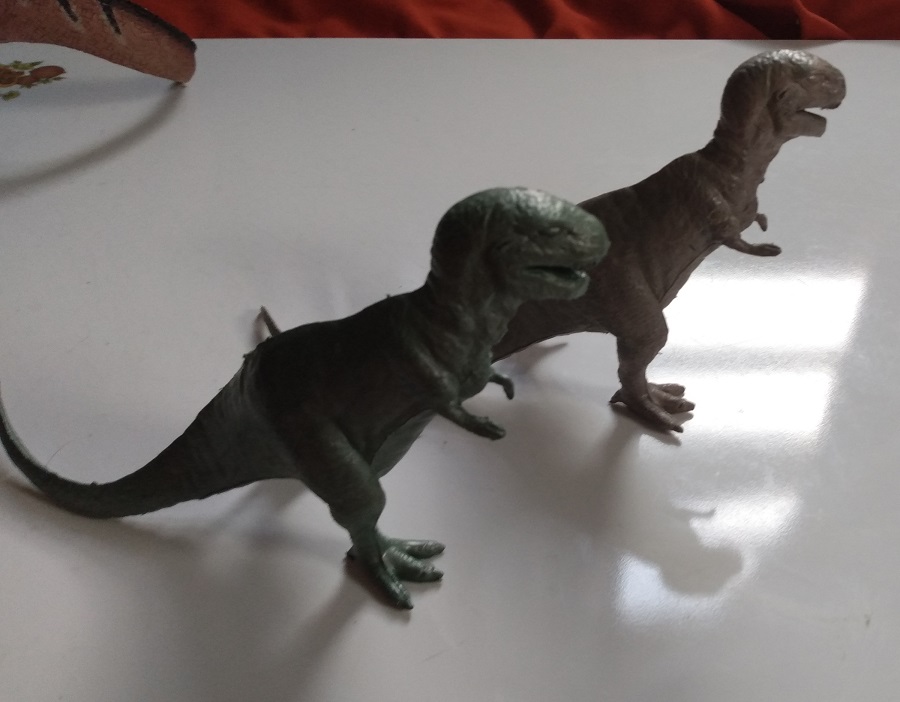MARX REVISED MOLD TYRANNOSAURUS REX FIGURES
