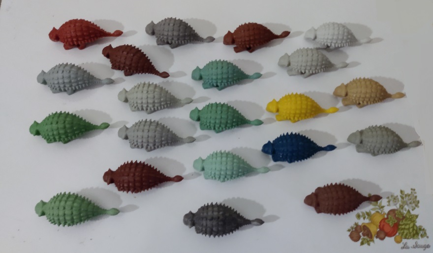 MARX ANKYLOSAURUS HERD MOVING LEFT