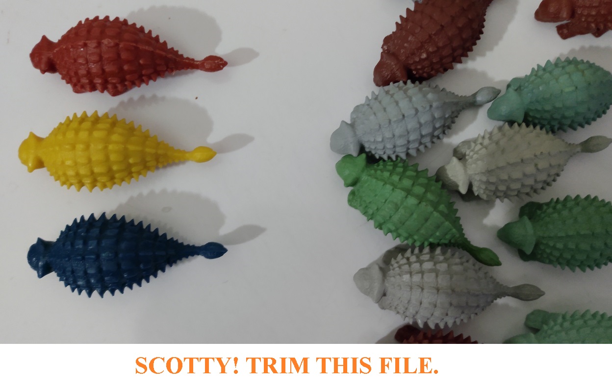 UNTRIMMED PICTURE WITH EXTRANEOUS MARX ANKYLOSAURUS