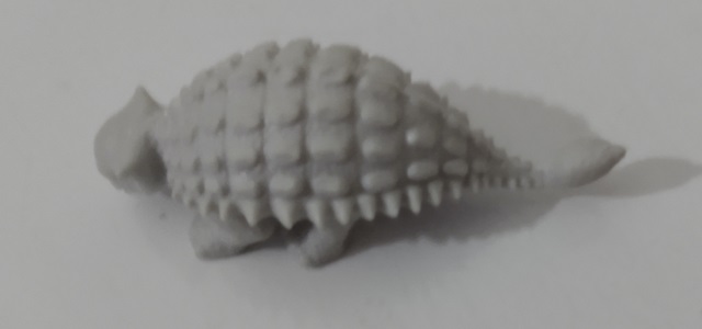 LIGHT GRAY ANKYLOSAURUS