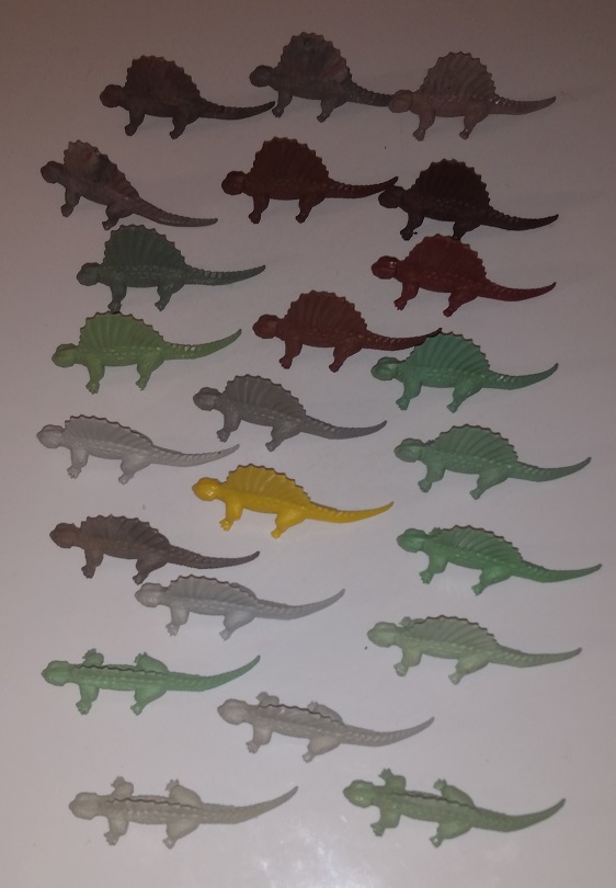 MARX DIMETRODON HERD HEADING LEFT
