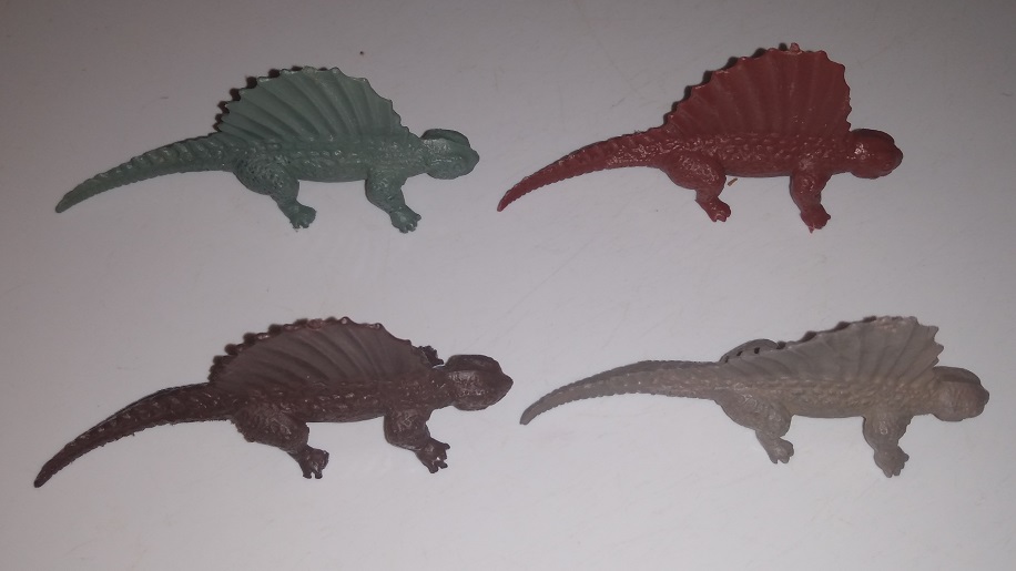 FOUR MARX DIMETRODONS