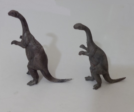 TWO MARX PLATEOSAURUS
