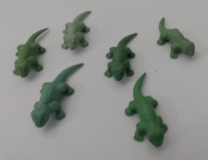 MARX CYNOGNATHUS IN SIX DIFFERENT SHADES OF FLAT GREEN