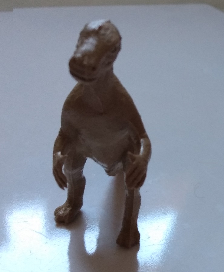 CLOSE UP TAN MARX IGUANODON