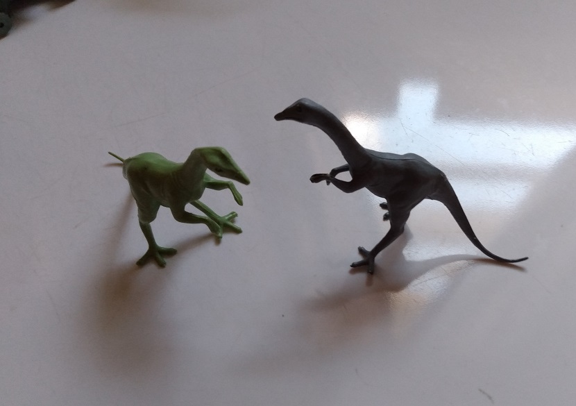 MARX STRUTHIOMIMUS IN GREEN AND GRAY