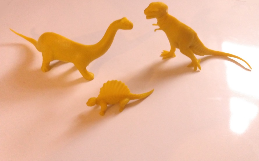MARX YELLOW DINOSAURS
