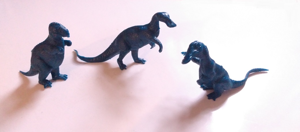 MARX COBALT BLUE DINOSAURS