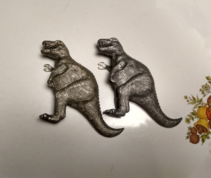 MARX SILVER TYRANNOSAURUS REX